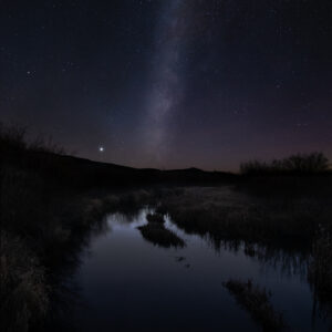 Milky Way oer Stalker Creek
