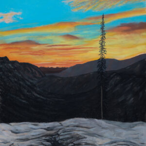 Sawtooth Mountains Sunrise (25x37, unframed)